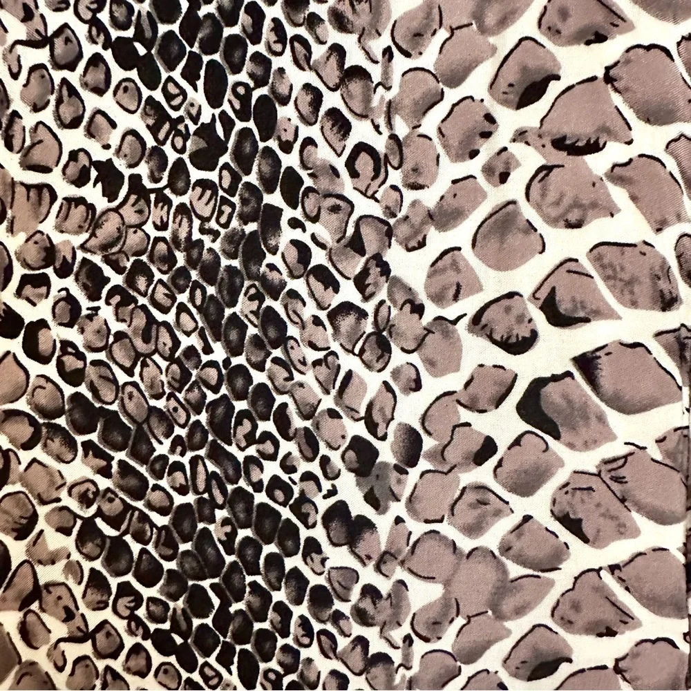 Fab’rik Snakeskin Print Sleeveless Dress Size Large - Picture 2 of 10